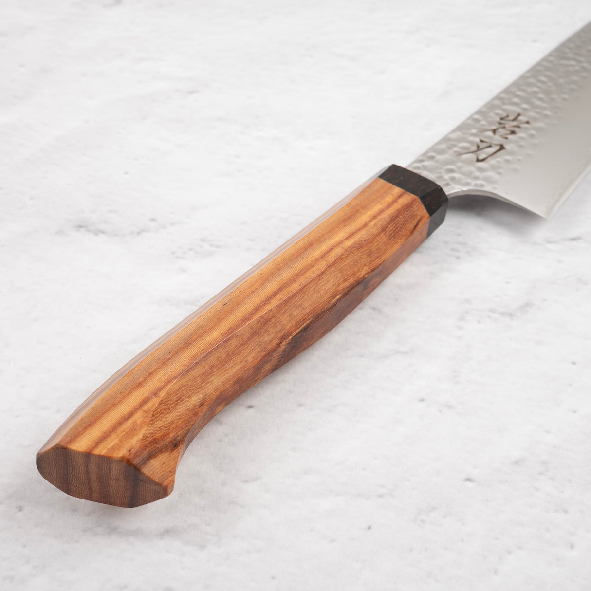 K&S VG10 Tsuchime Sanmai Santoku 180mm Western Handle