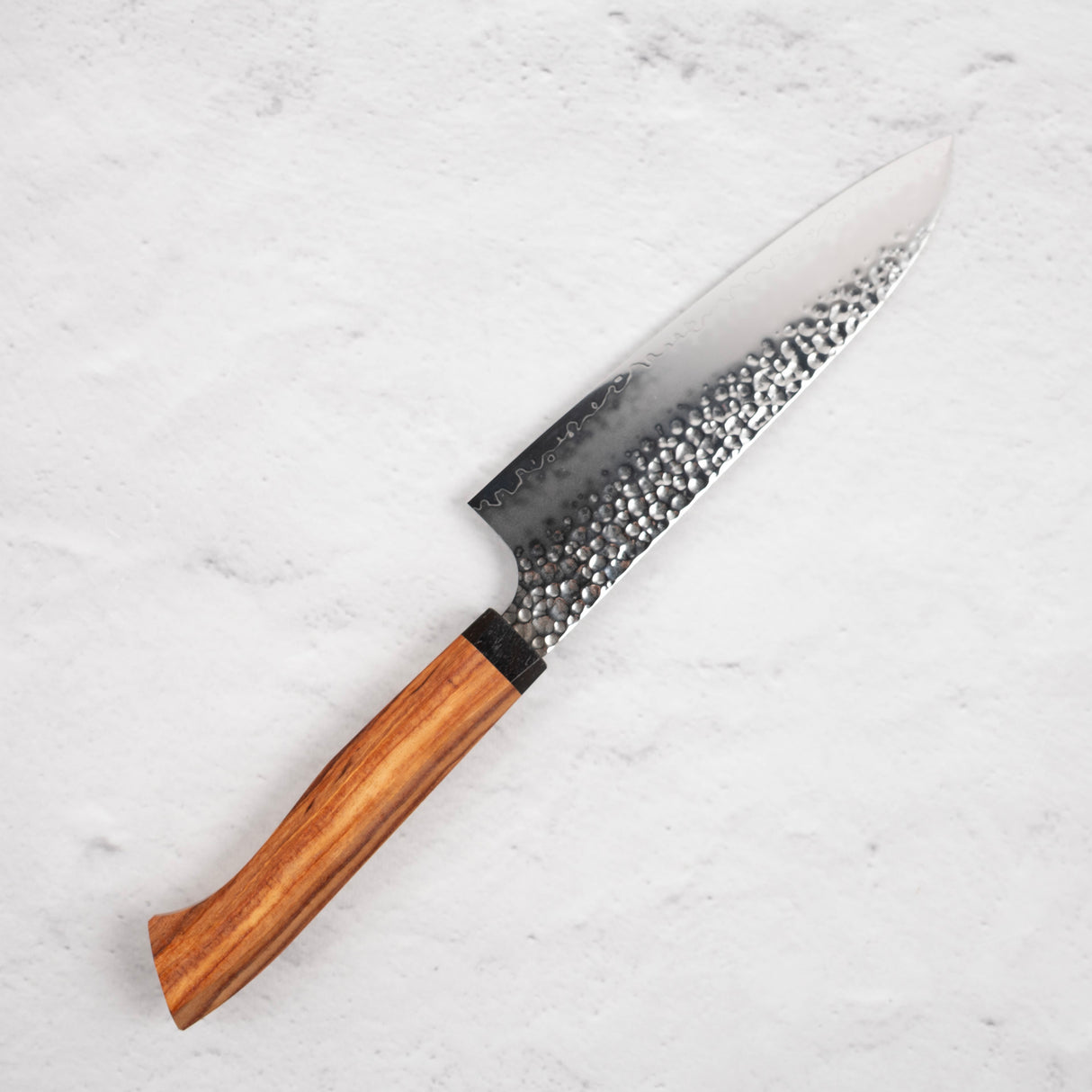 K&S VG10 Tsuchime Sanmai Santoku 180mm Western Handle