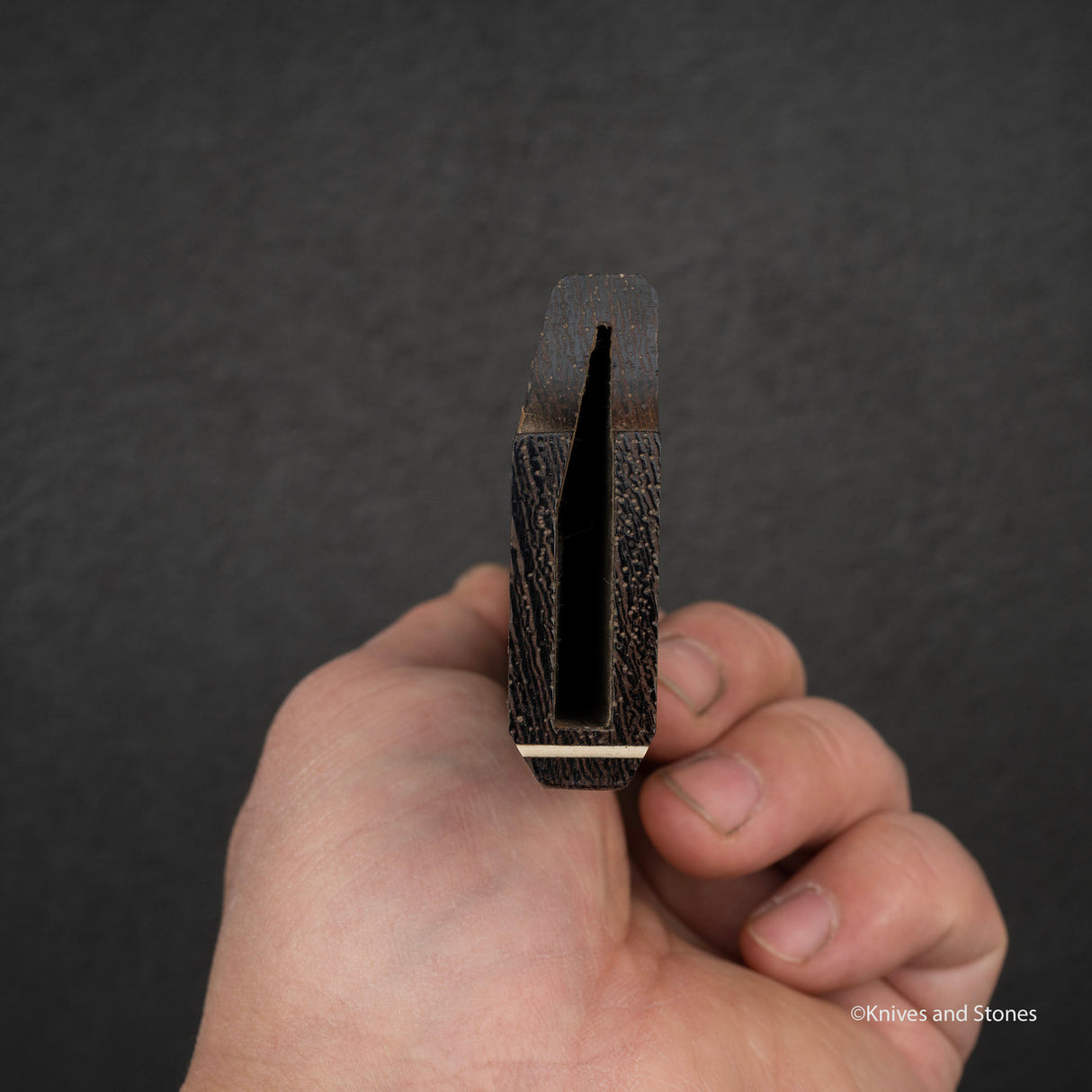 K&S Kritsuke (K-tip) Yanagiba Saya 硬木標準型材