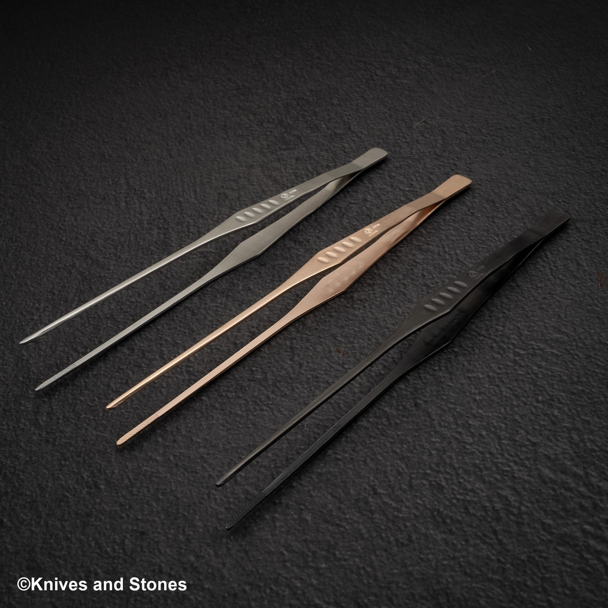 Kankuma Straight Plating Tweezers 21cm