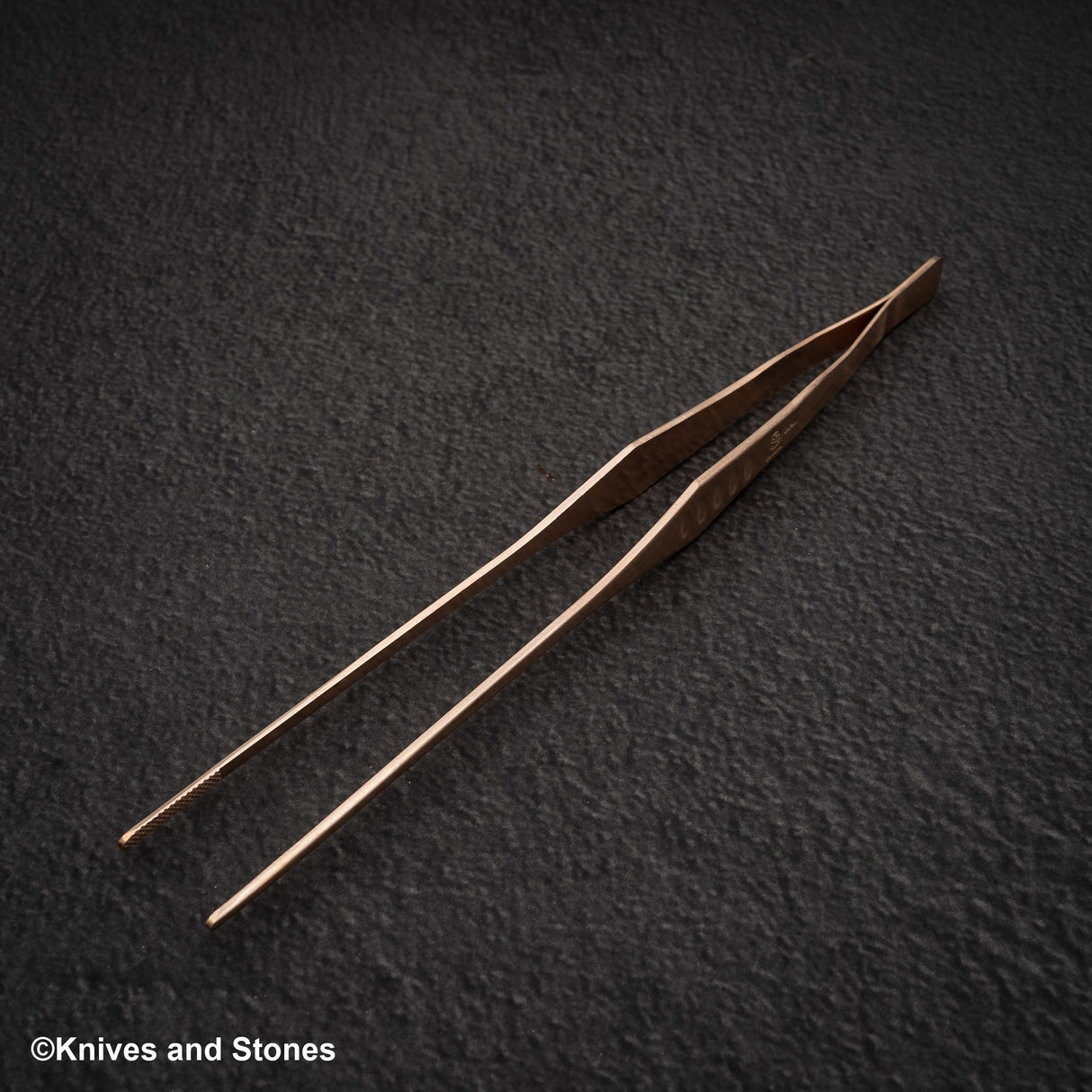 Kankuma Straight Plating Tweezers 21cm