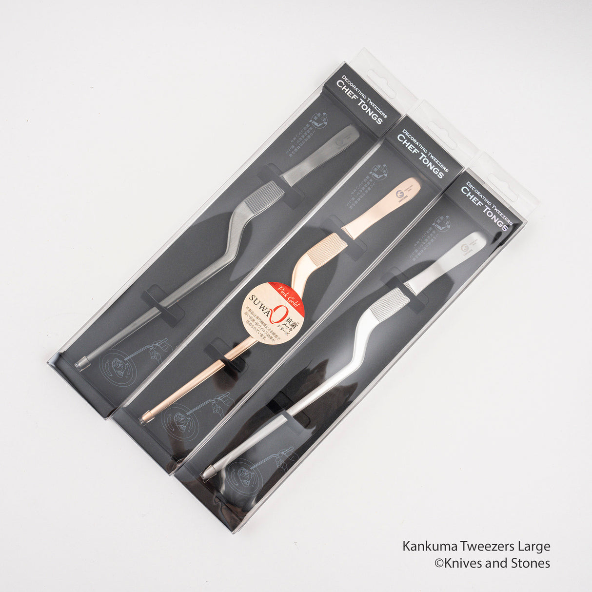 Kankuma Cranked Plating Tweezers 25cm
