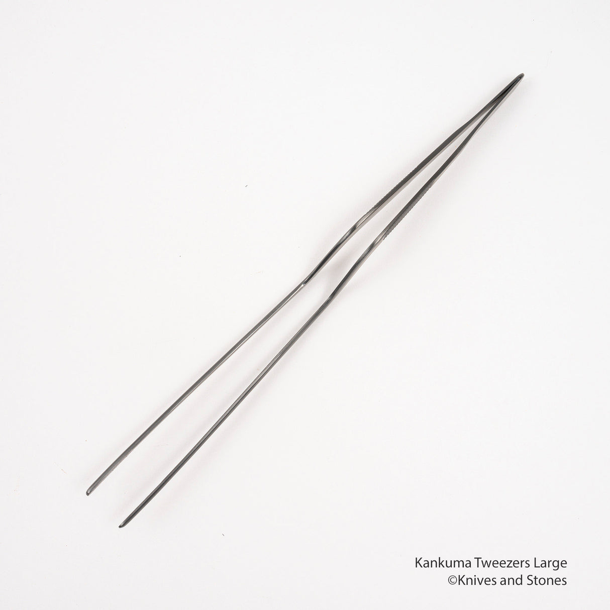 Kankuma Cranked Plating Tweezers 25cm