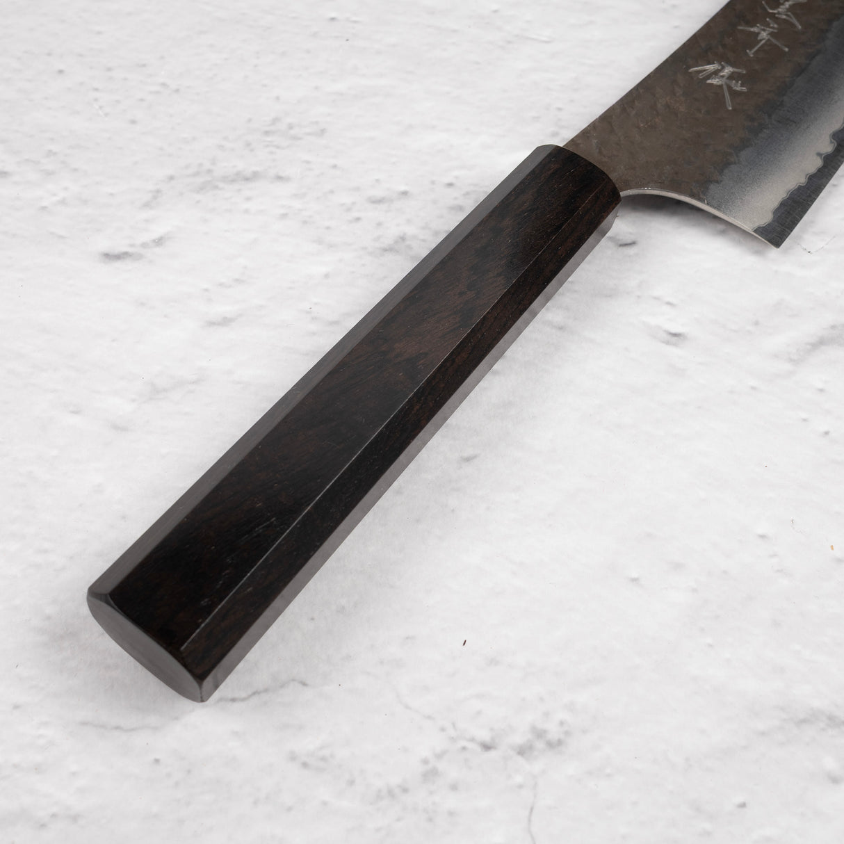 黑崎國線 Ei Aogami Super K Tip Gyuto 210mm 烏木手柄