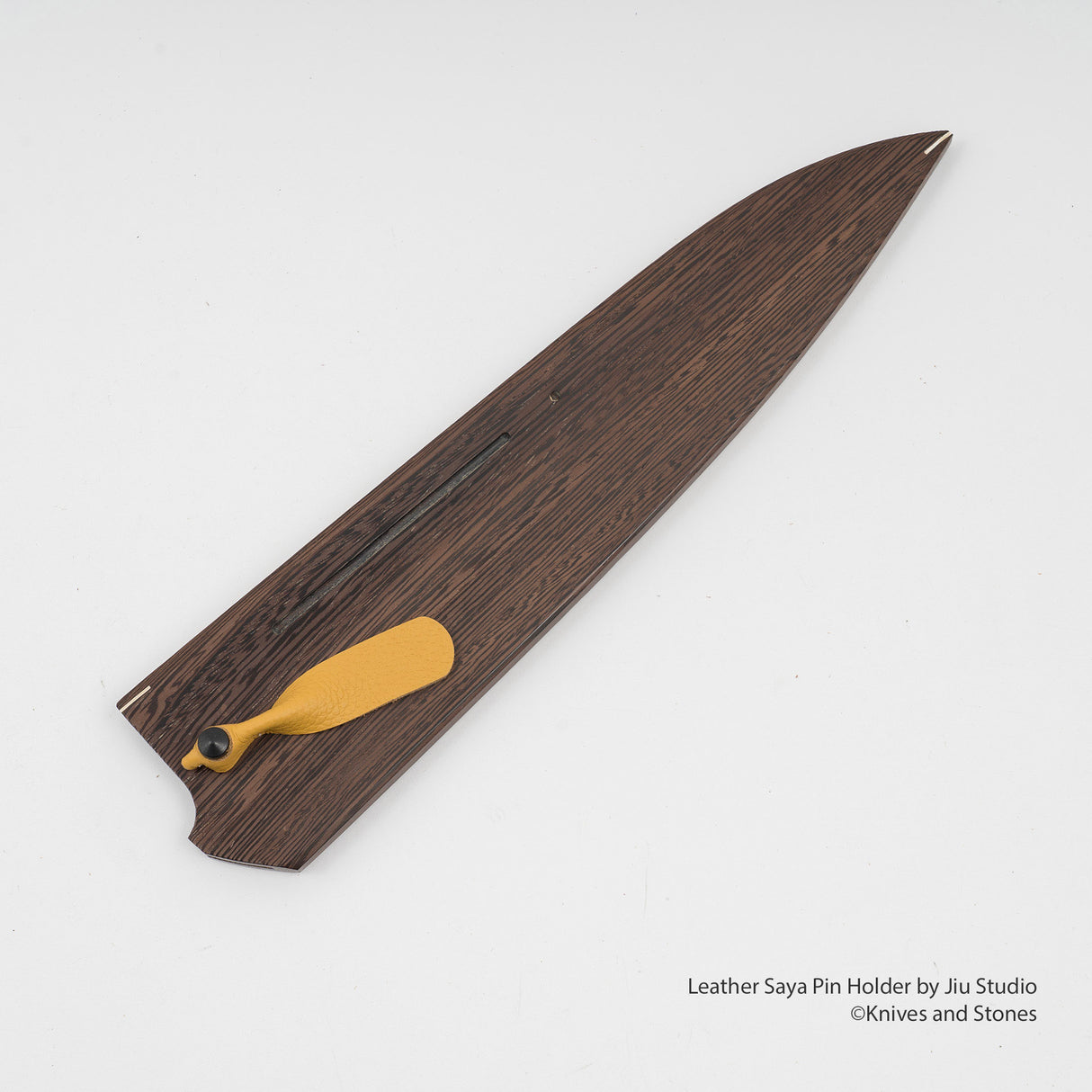 皮革 Saya 別針夾(帶別針)