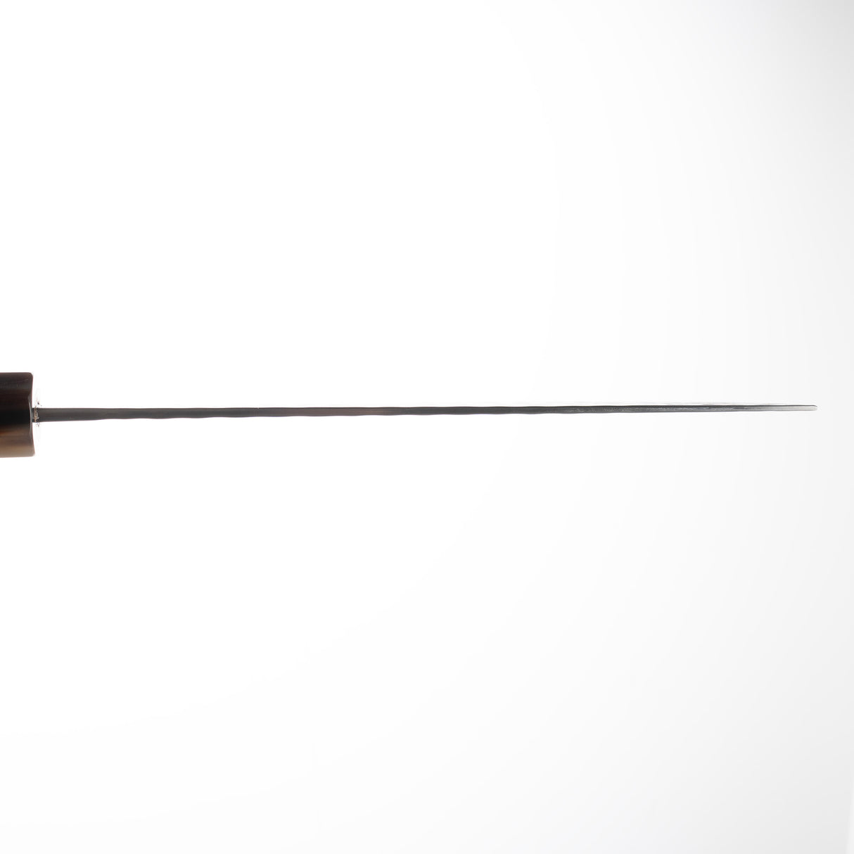 昌景小石 AS 菜刀 165mm,青鋼超級 黑打槌目 K&S 愛心型鐵木手柄