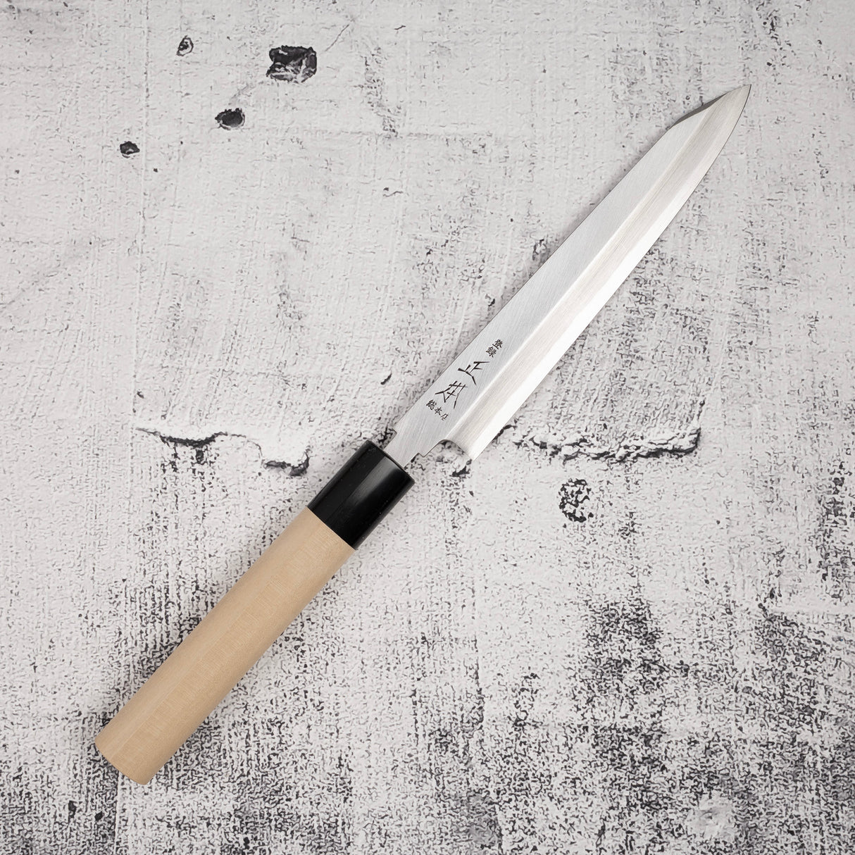 正本白二切付柳刃 165mm KS4616 附鞘