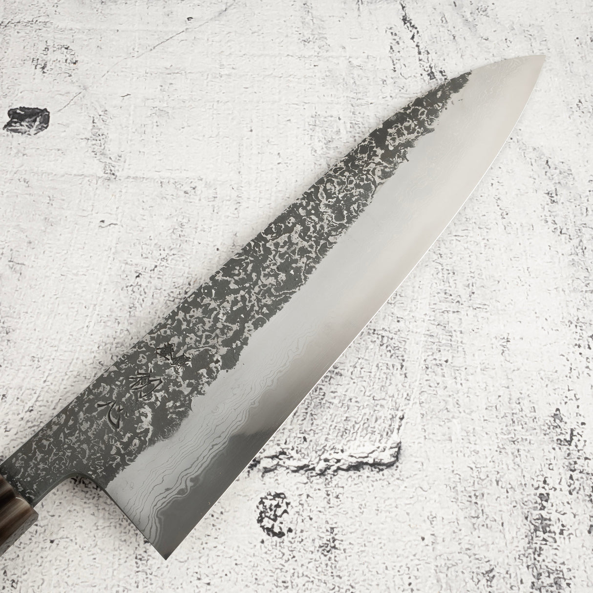 Masuda Yoshihide Blue 1 Kurozome Damascus Gyuto 240mm