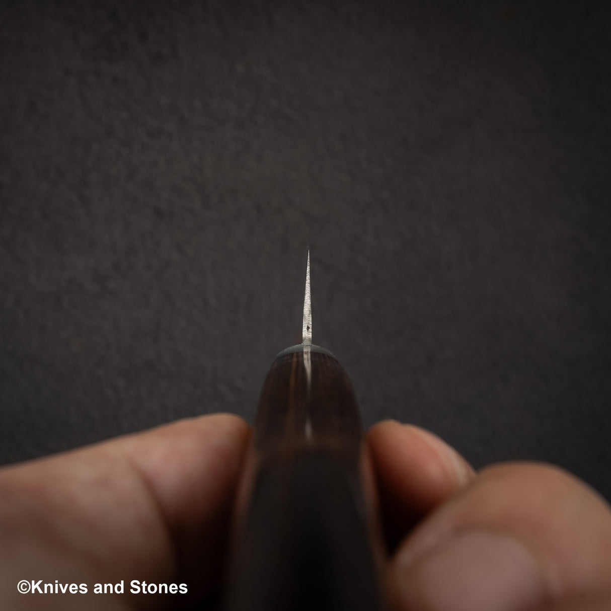 Masutani Sairyu VG10 Damascus Small Santoku 135mm Western Handle