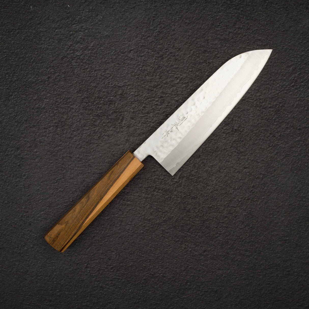 Masutani VG1 Tsuchime Santoku 170mm 黑色 Chacate 手柄