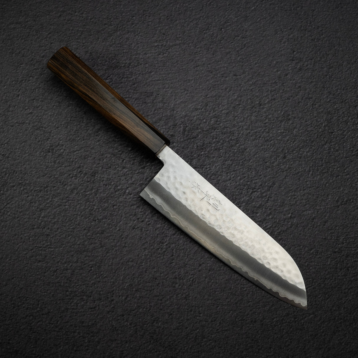 Masutani VG1 Tsuchime Santoku 170mm Black Chacate Handle