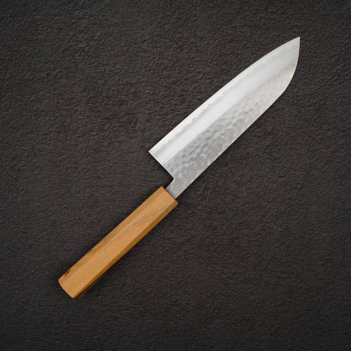 Masutani VG1 Tsuchime Santoku 170mm 黑色 Chacate 手柄
