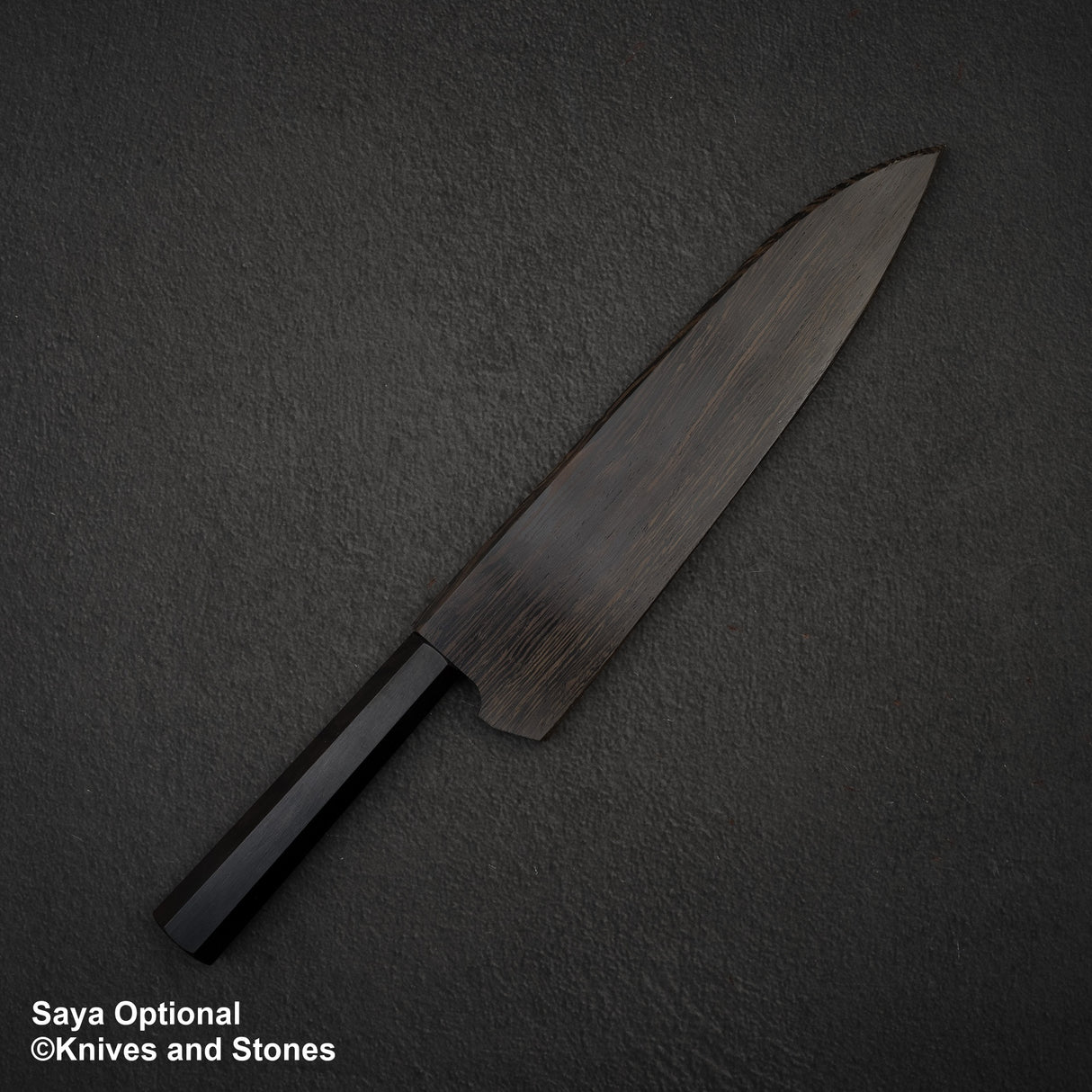 明神力鈷特殊鋼牛刀240毫米烏木手柄