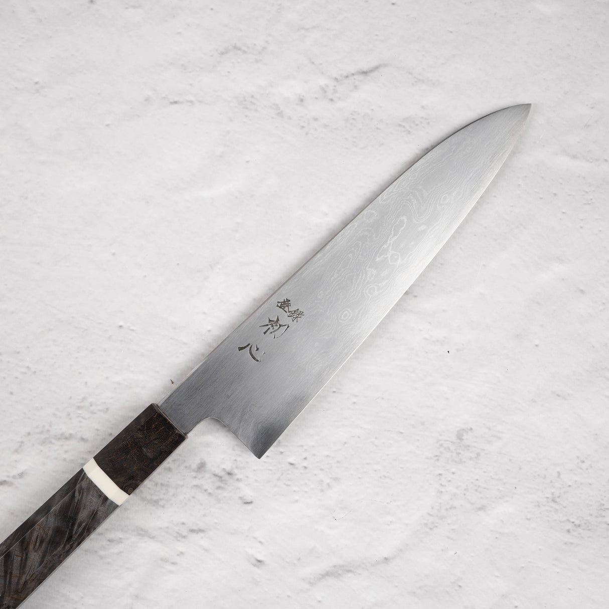 Nakagawa Blue 1 Damascus Gyuto 210mm 樺木手柄