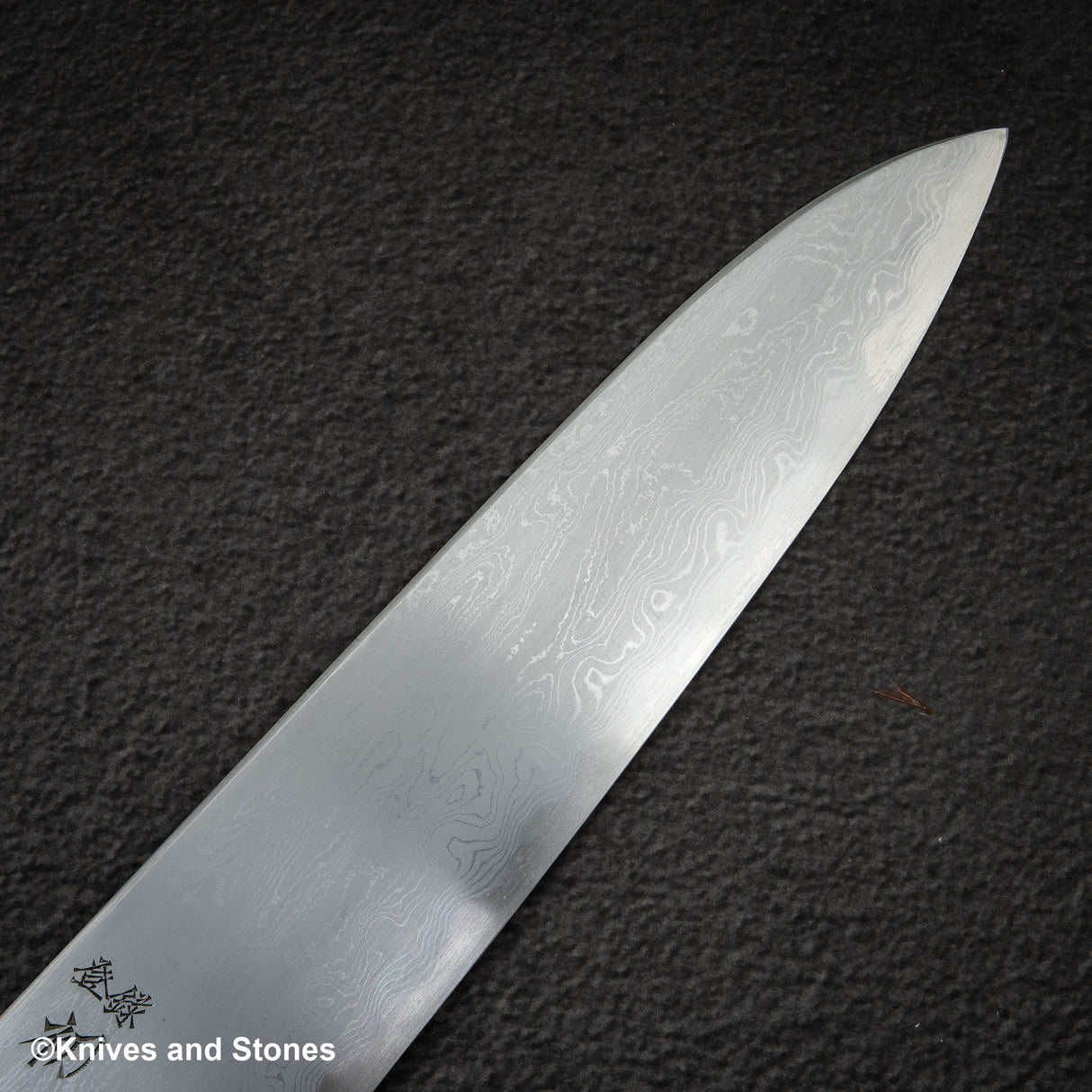 初心 x 中川聰 藍色 1 大馬士革牛刀 270mm