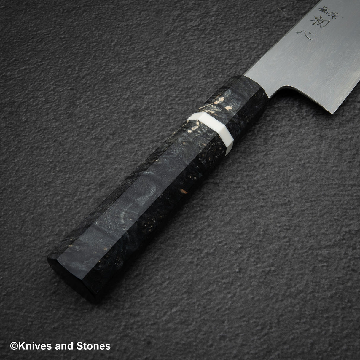初心 x 中川聰 藍色 1 大馬士革牛刀 270mm