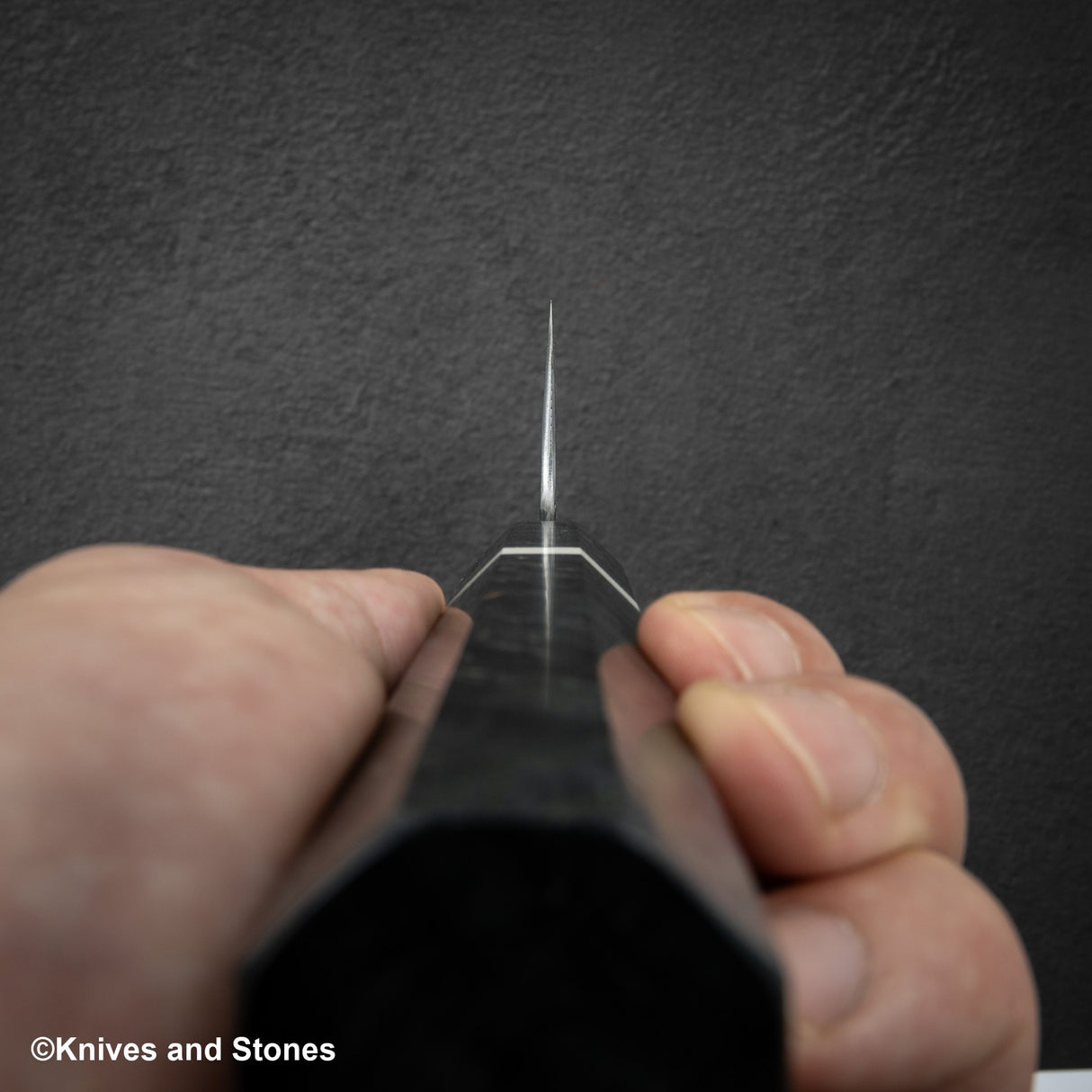 初心 x 中川聰 藍色 1 大馬士革牛刀 270mm