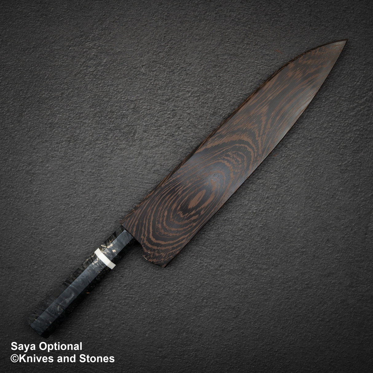 初心 x 中川聰 藍色 1 大馬士革牛刀 270mm