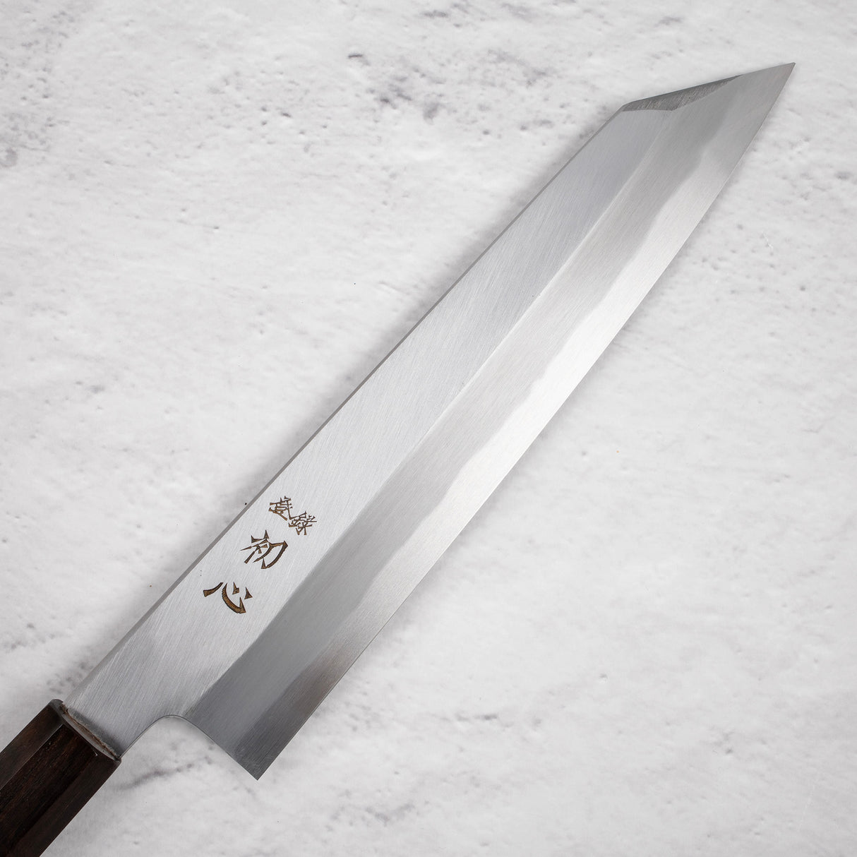 Nakagawa Blue1寬斜角Kasumi K-tip Gyuto 240毫米黑檀木手柄