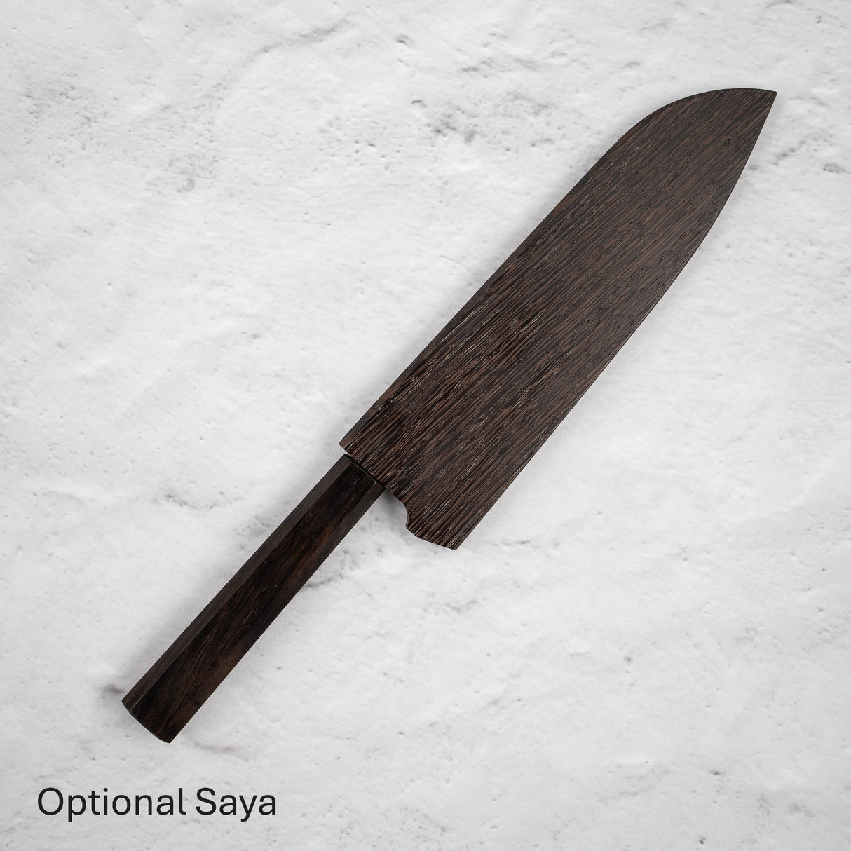 Nakagawa Blue1 Wide Bevel Kasumi Santoku 180mm Ebony Handle