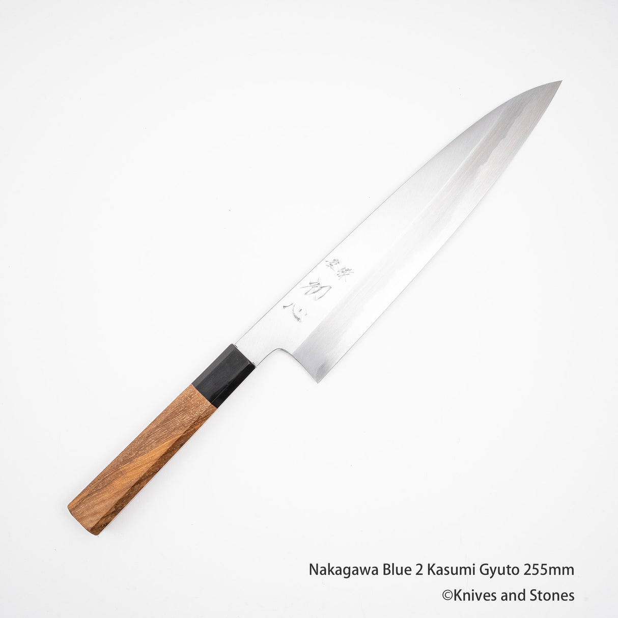 Nakagawa Blue 2 Kasumi 寬斜角 Gyuto 225/255 毫米