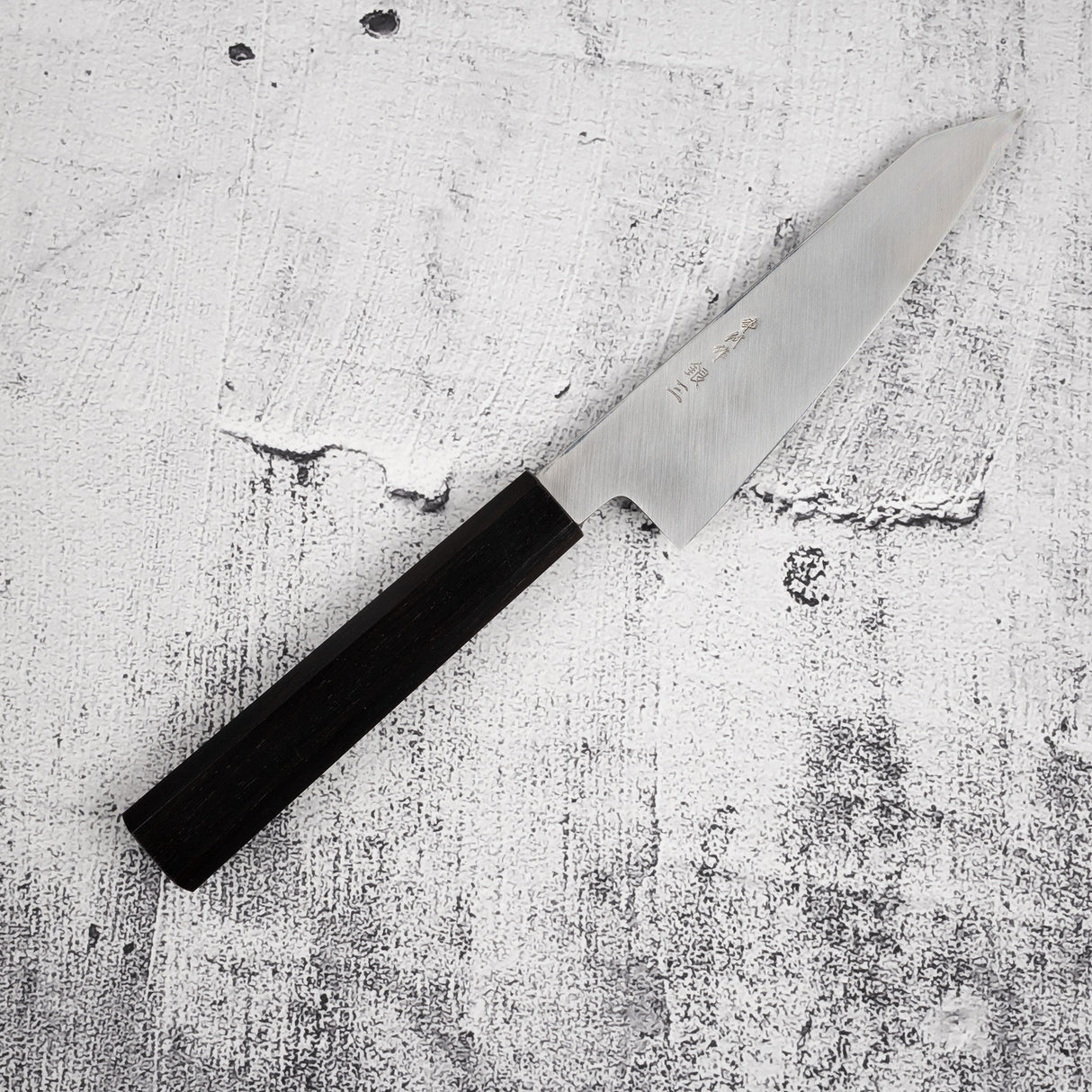 Nakagawa Left Hand Ginsan Honesuki 150 mm Kasumi Ebony