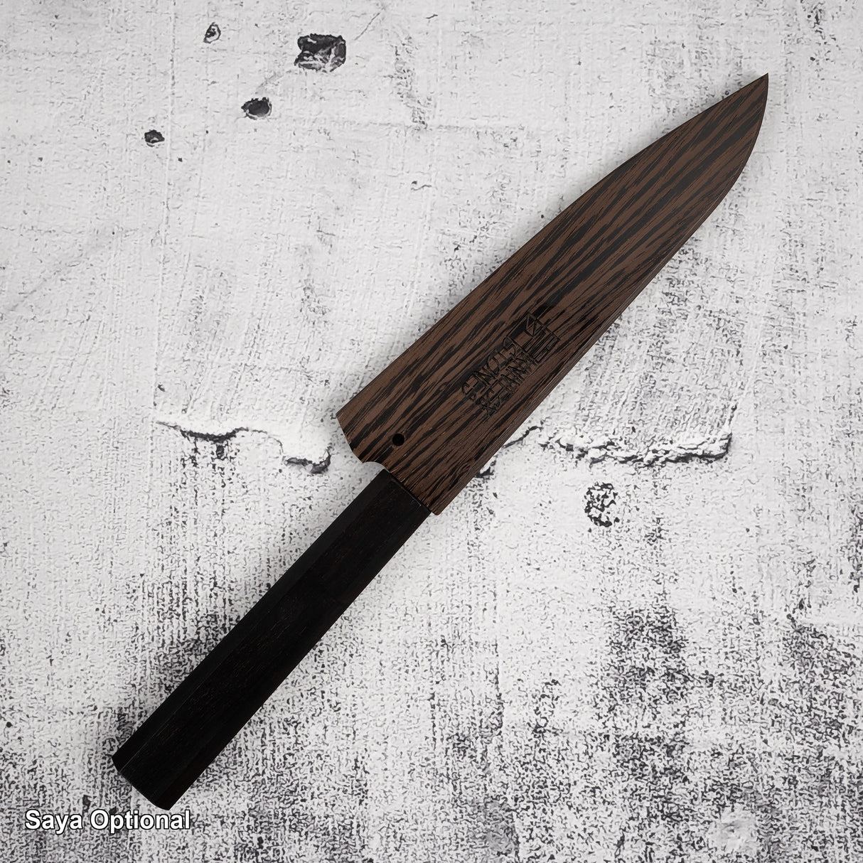 Nakagawa Left Hand Ginsan Honesuki 150 mm Kasumi Ebony