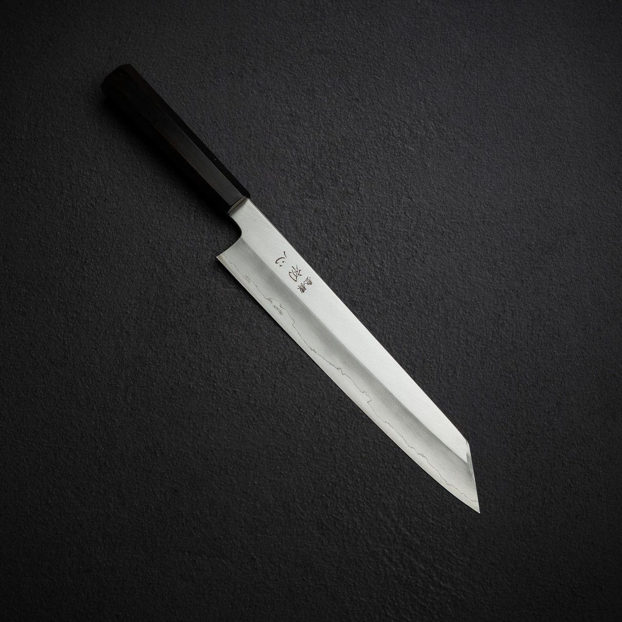 Hatsukokoro x Nakagawa Ginsan Wide-bevel K-tip Gyuto 270mm Ebony