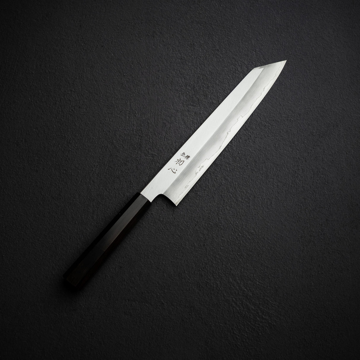 Hatsukokoro x Nakagawa Ginsan Wide-bevel K-tip Gyuto 270mm Ebony