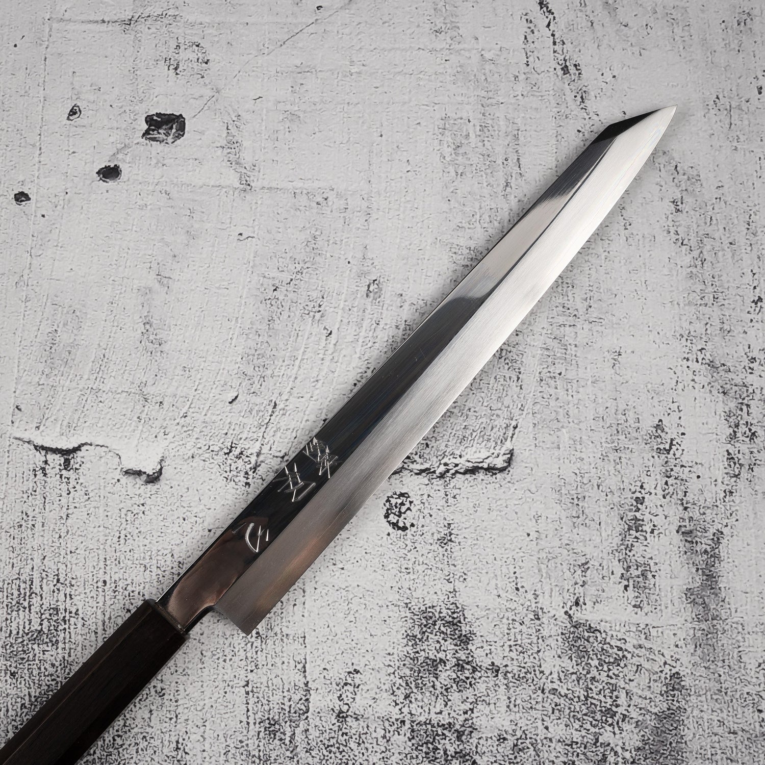 Nakagawa Ginsan K-tip Yanagiba 270 mm Mirror-polished Ebony Handle