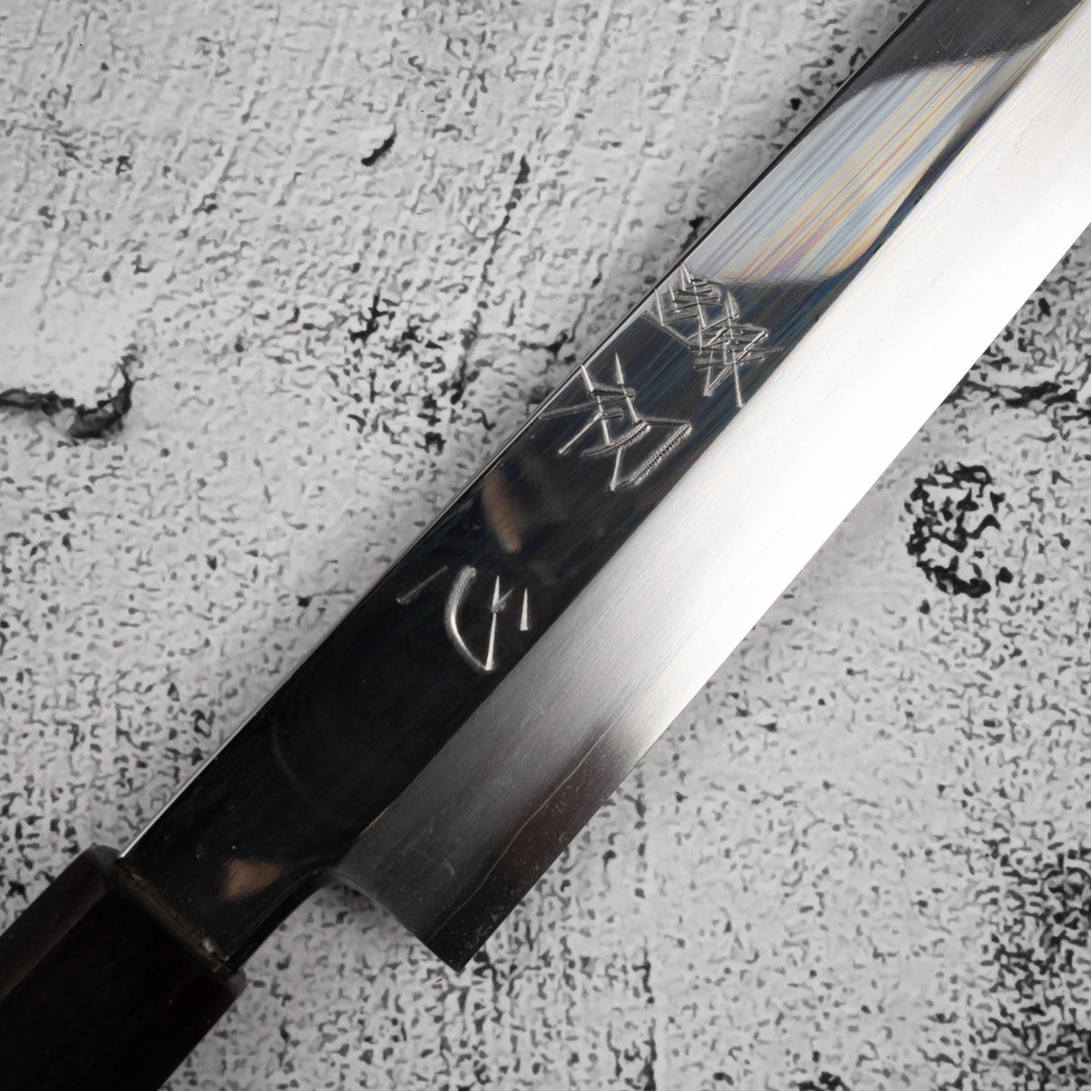 Nakagawa Ginsan K-tip Yanagiba 270 mm Mirror-polished Ebony Handle
