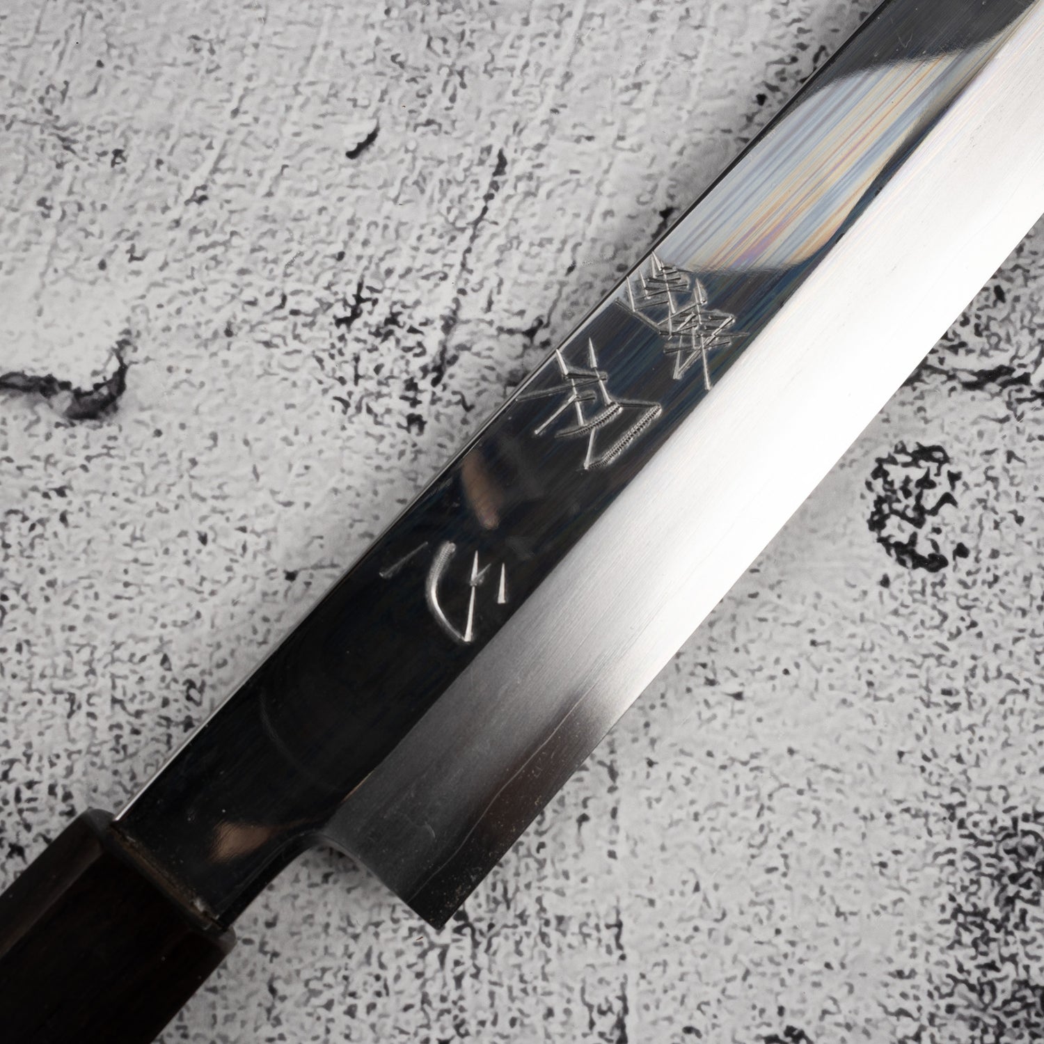 Nakagawa Ginsan K-tip Yanagiba 270 mm Mirror-polished Ebony Handle