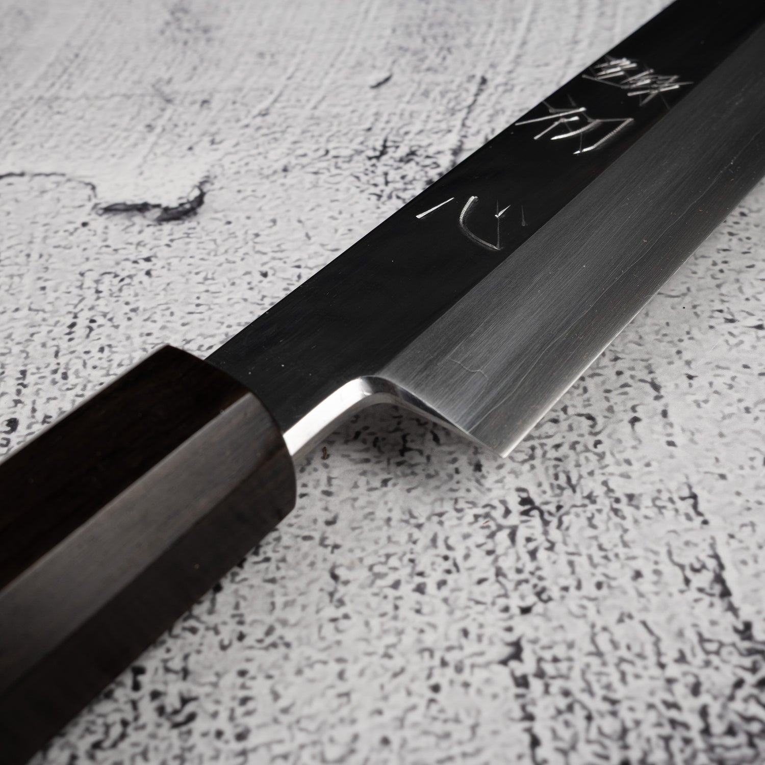 Nakagawa Ginsan K-tip Yanagiba 270 mm Mirror-polished Ebony Handle
