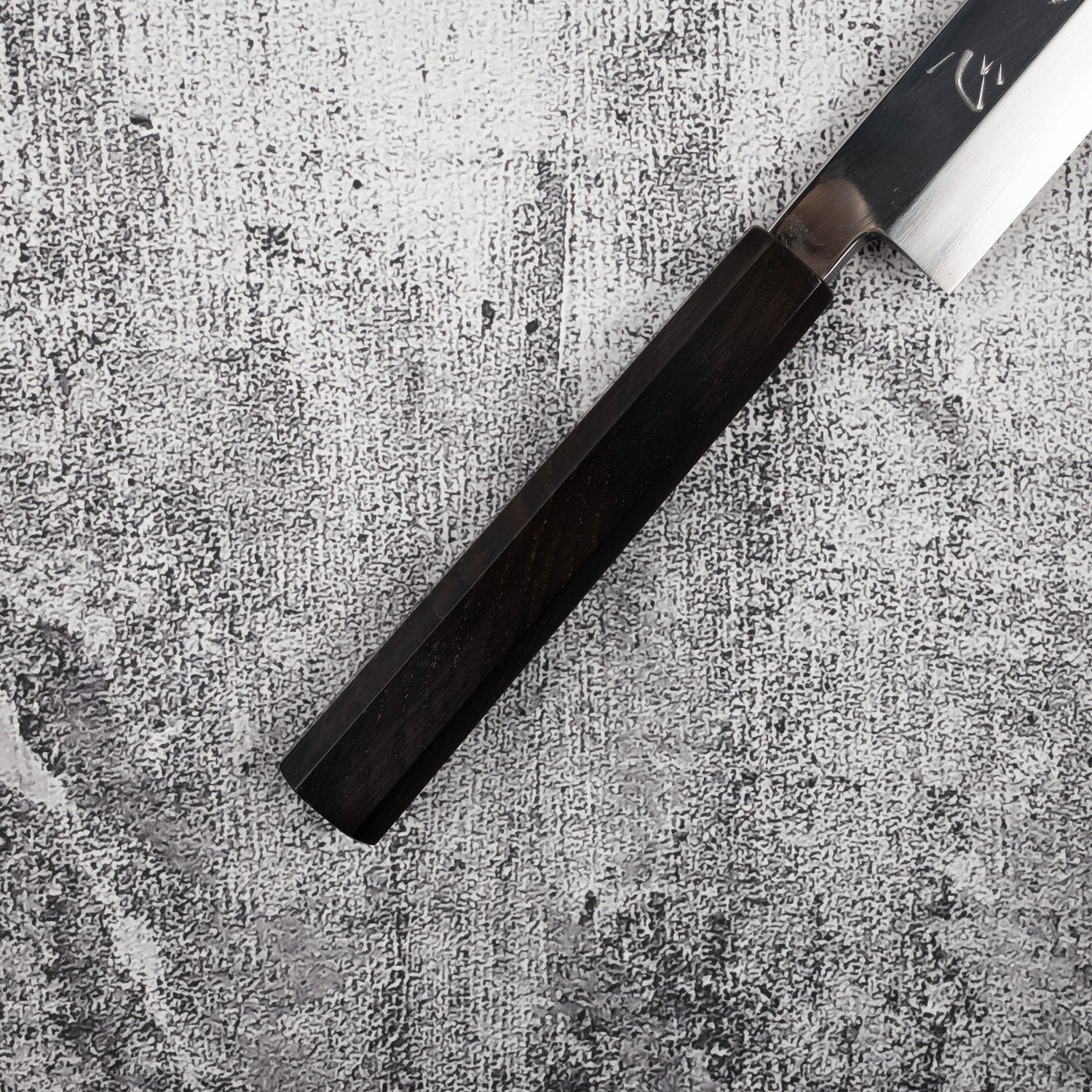 Nakagawa Ginsan K-tip Yanagiba 300 mm Mirror-polished Ebony