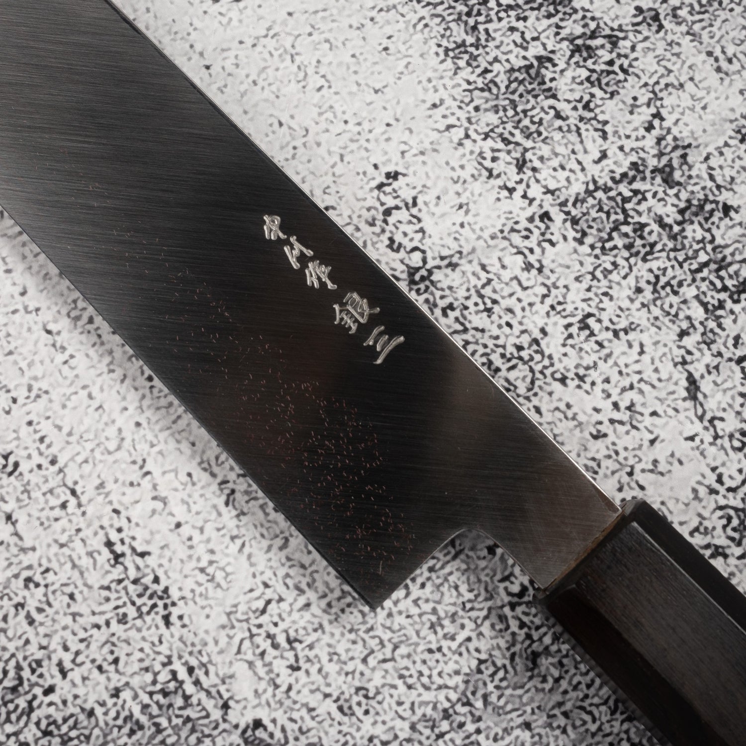 Nakagawa Ginsan K-tip Yanagiba 300 mm Mirror-polished Ebony