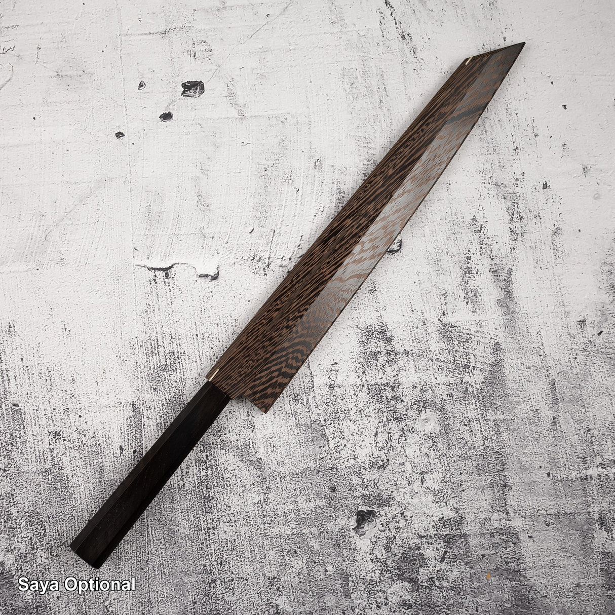 Nakagawa Ginsan K-tip Yanagiba 300 mm Mirror-polished Ebony