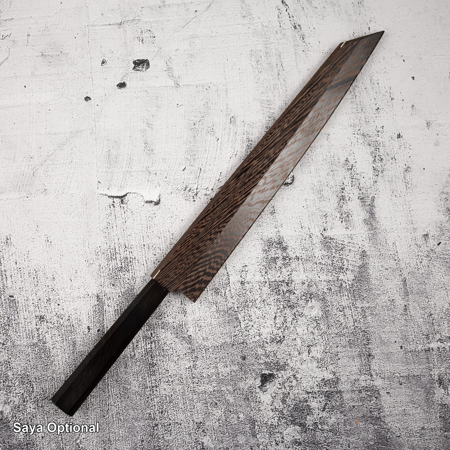 Nakagawa Ginsan K-tip Yanagiba 300 mm Mirror-polished Ebony