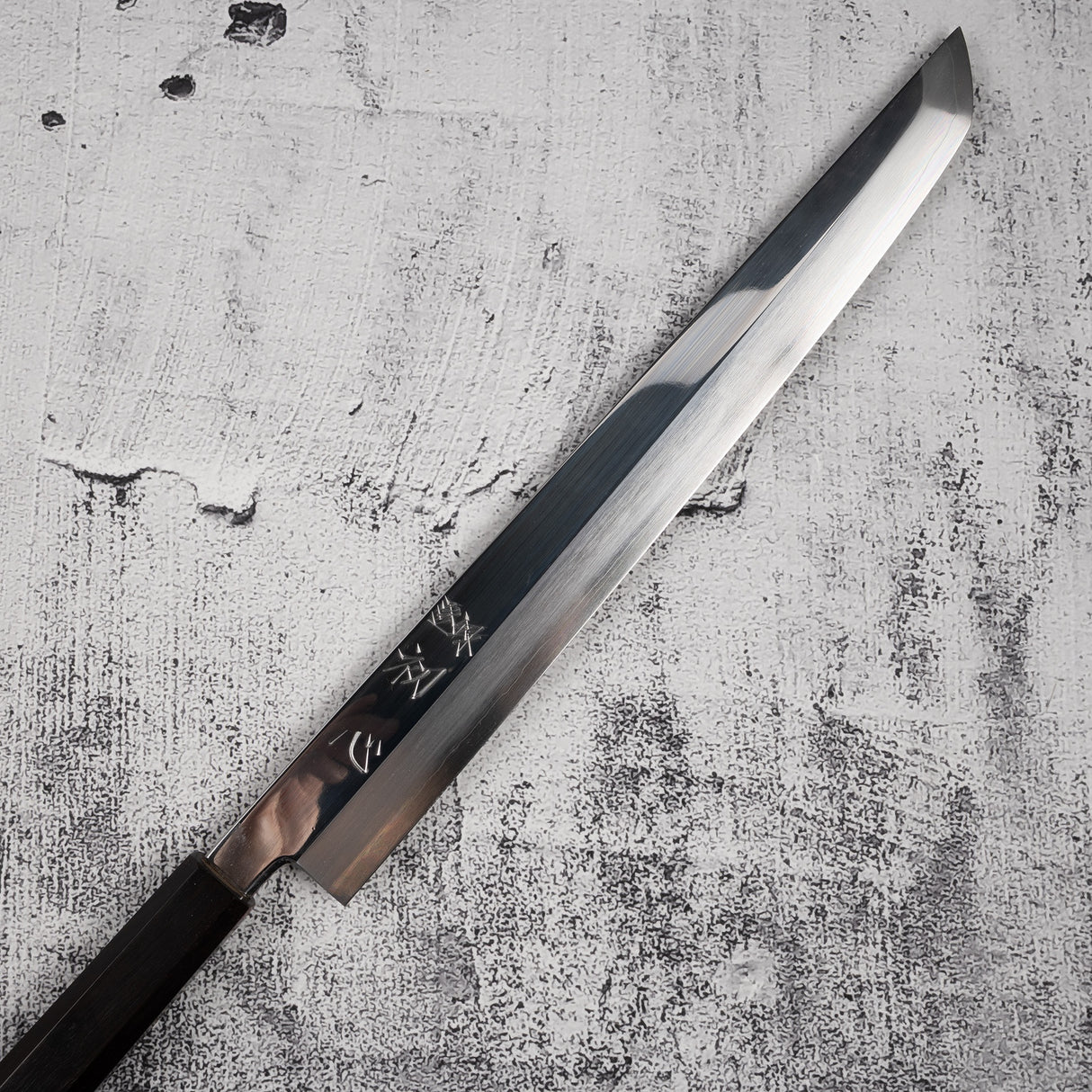 Nakagawa Ginsan Sakimaru Takobiki 300mm Mirror Polished Ebony by Hatsukokoro