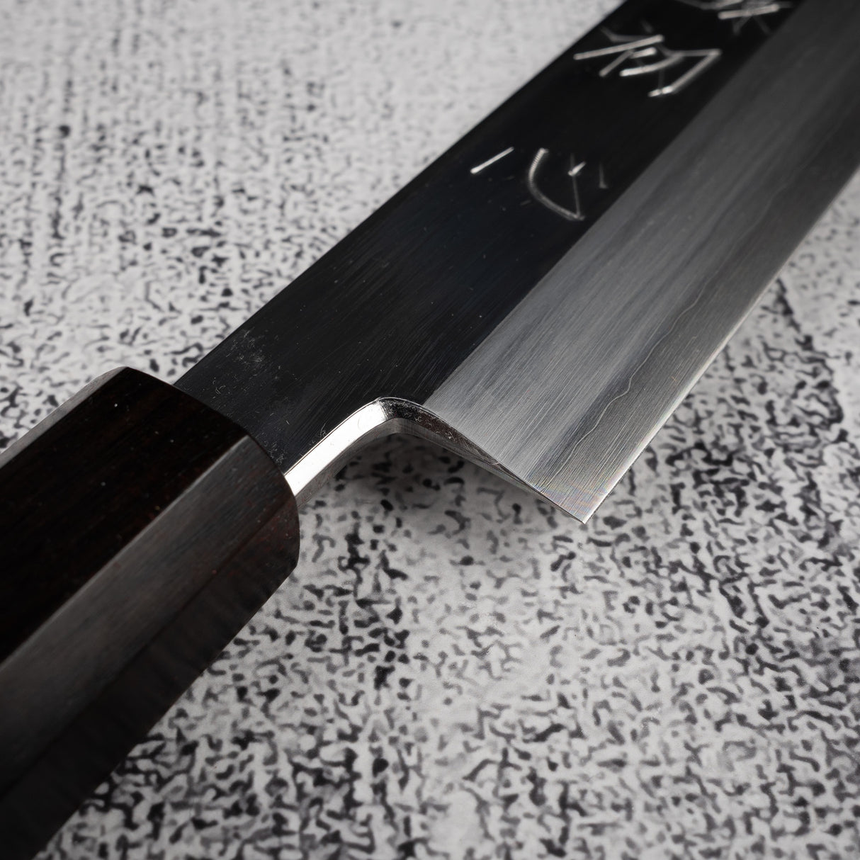 Nakagawa Ginsan Sakimaru Takobiki 300mm Mirror Polished Ebony by Hatsukokoro