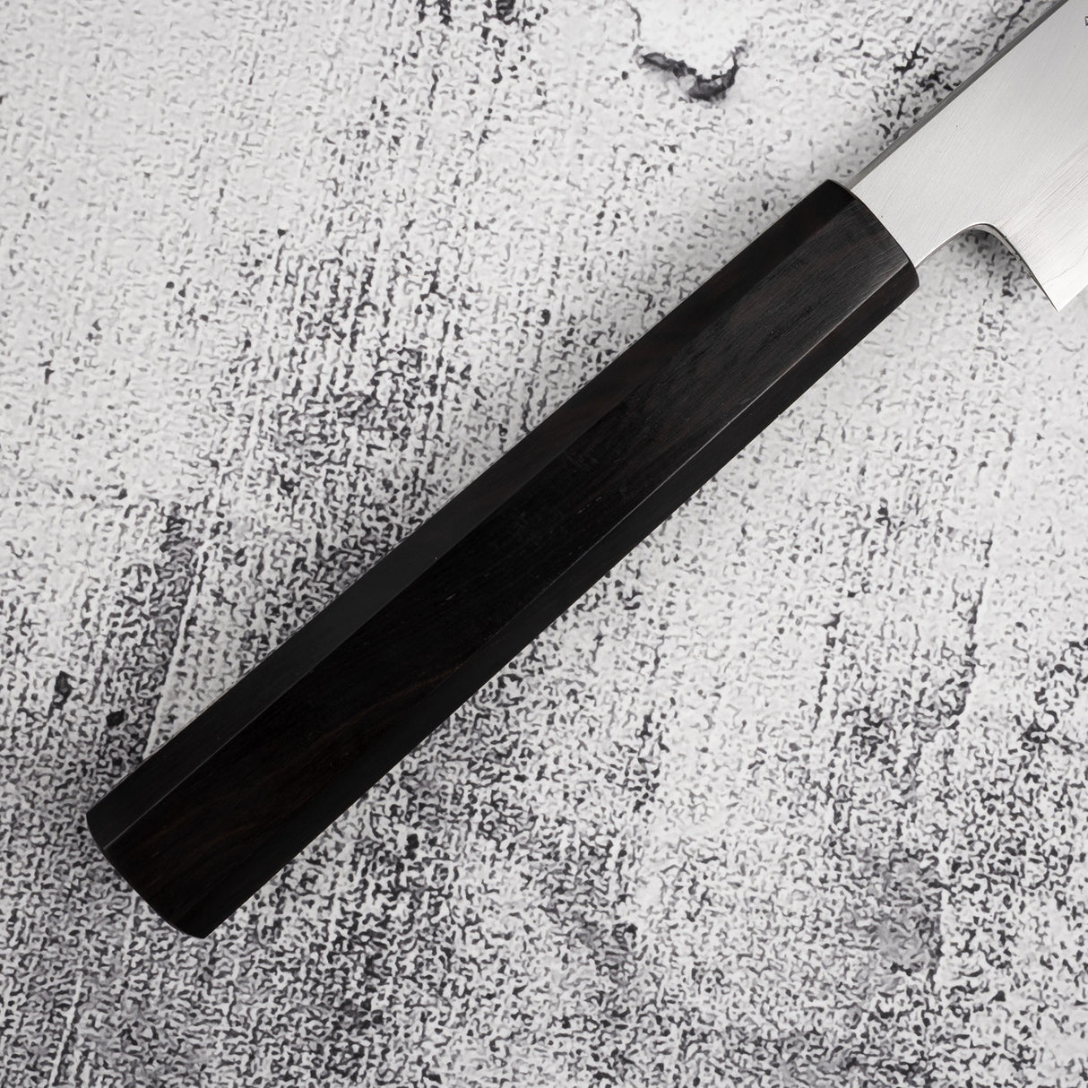 Nakagawa Ginsan Kasumi Finish Sujihiki 240mm Ebony