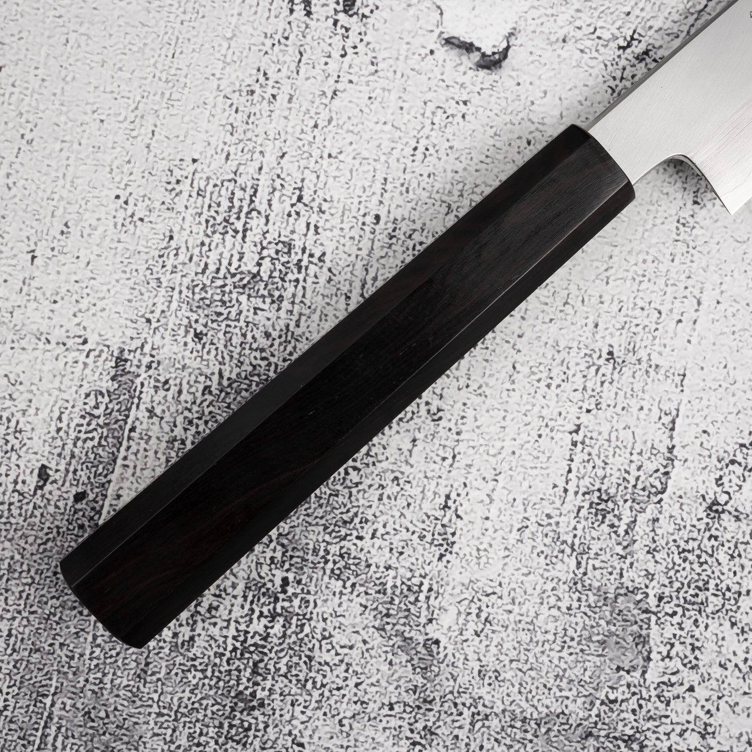 Nakagawa Ginsan Kasumi Finish Sujihiki 240mm Ebony