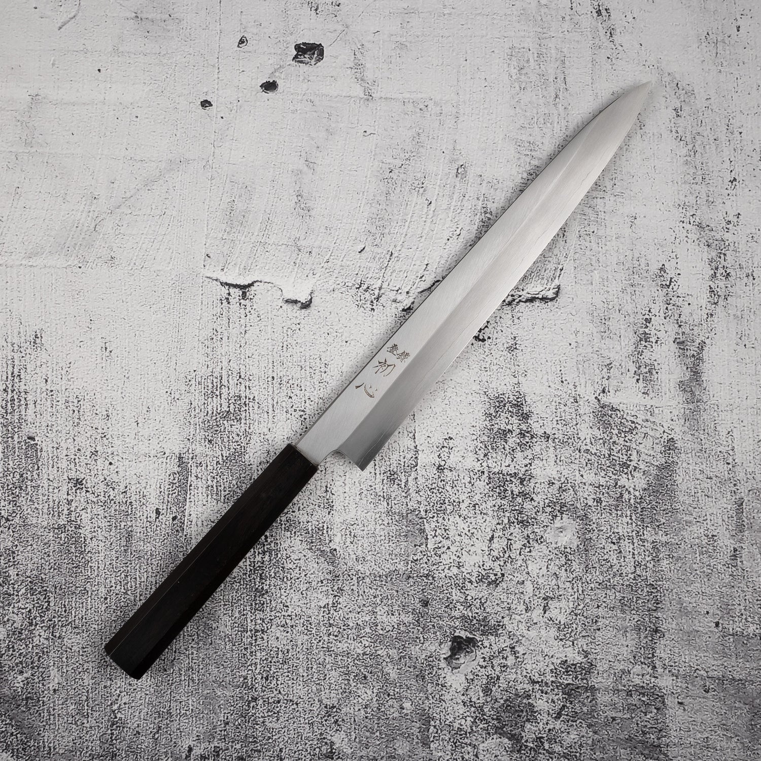 Nakagawa Ginsan Kasumi Finish Sujihiki 270mm Ebony