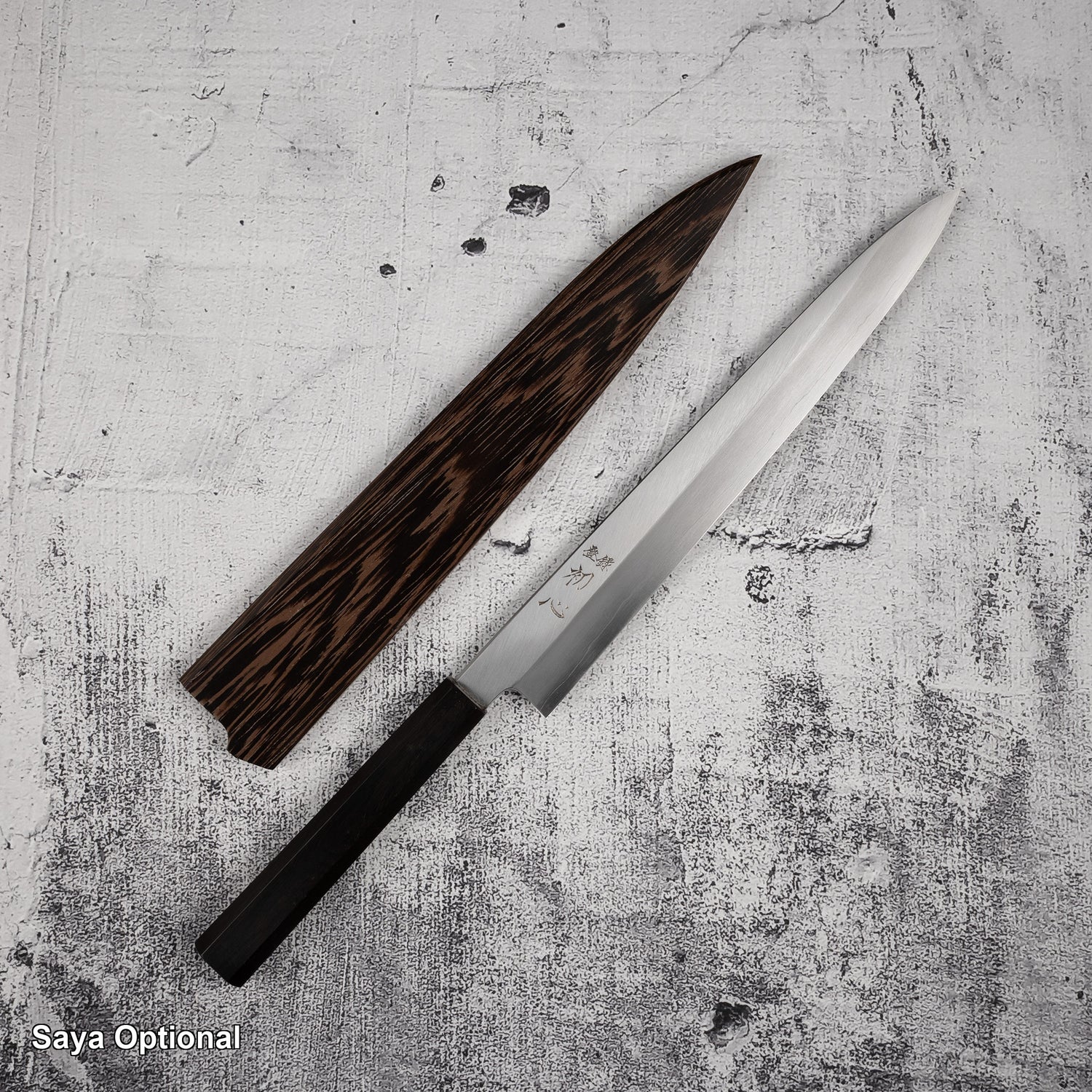 Nakagawa Ginsan Kasumi Finish Sujihiki 270mm Ebony