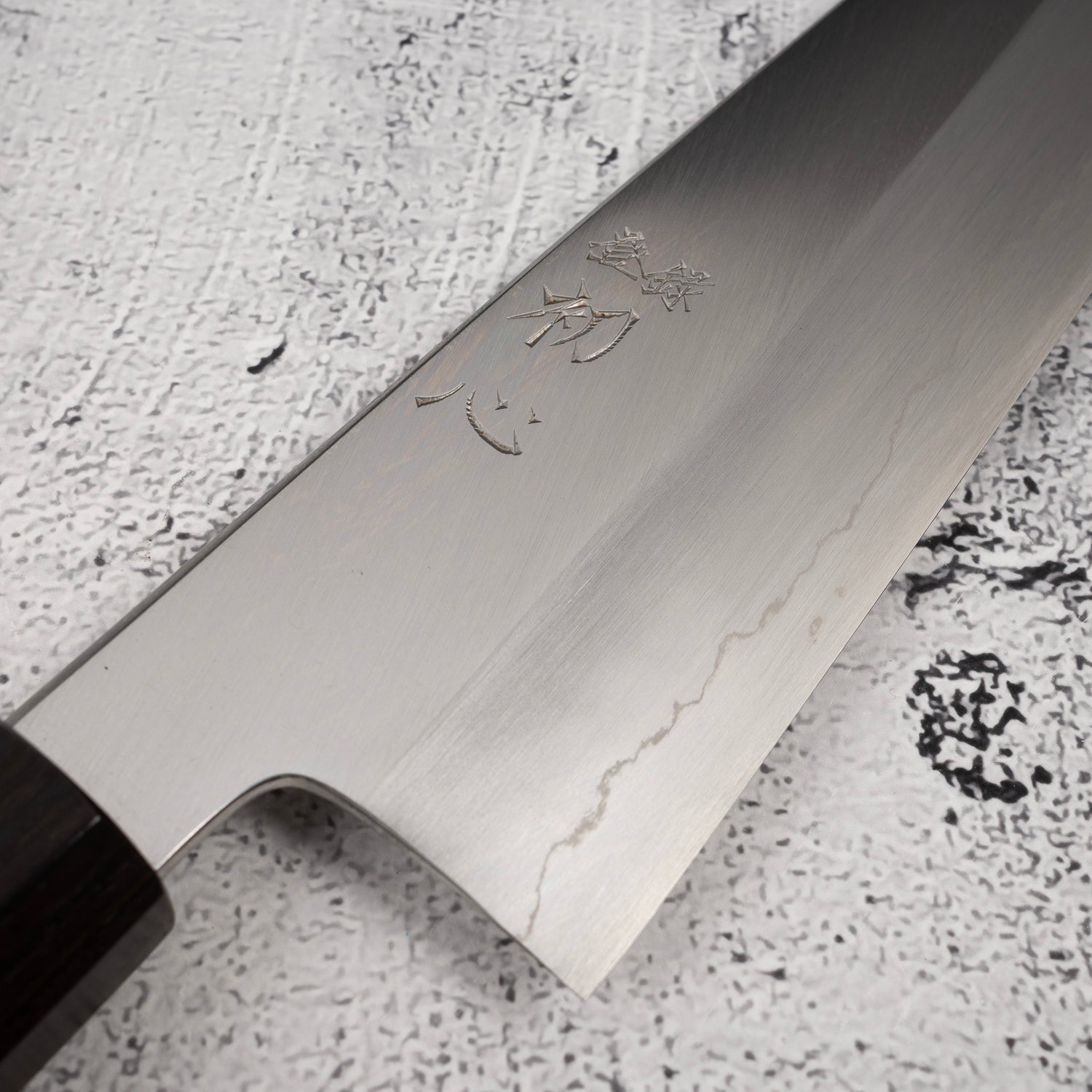 Hatsukokoro x Nakagawa Ginsan Wide-bevel Gyuto 240mm