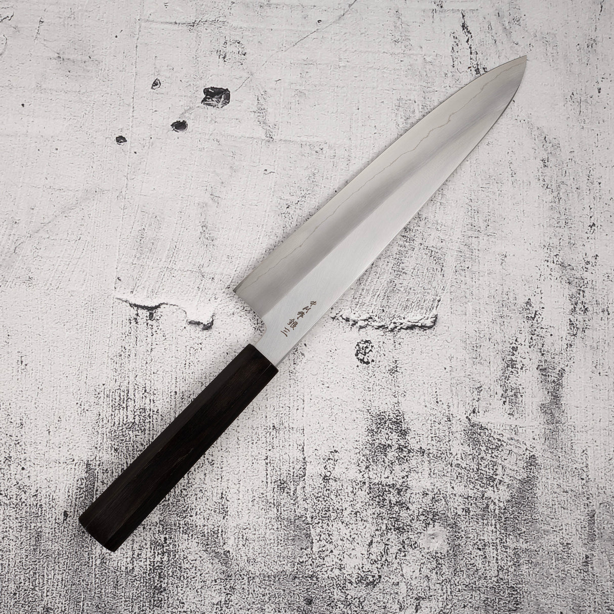 Hatsukokoro x Nakagawa Ginsan Wide-bevel Gyuto 240mm