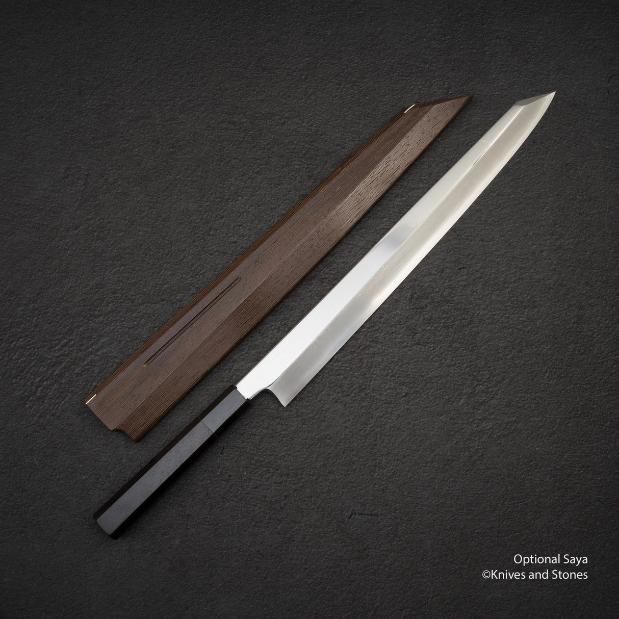 Satoshi Nakakawa VG10 Kiritsuke (K-tip) Yanagiba 330mm 鏡面拋光