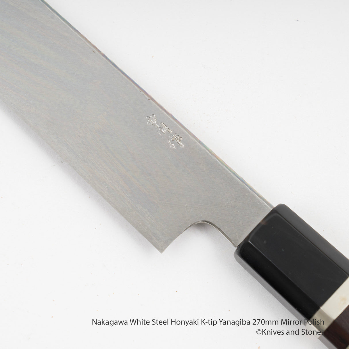 Nakagawa 白鋼 Honyaki K-tip 柳葉刀 270mm 鏡面拋光