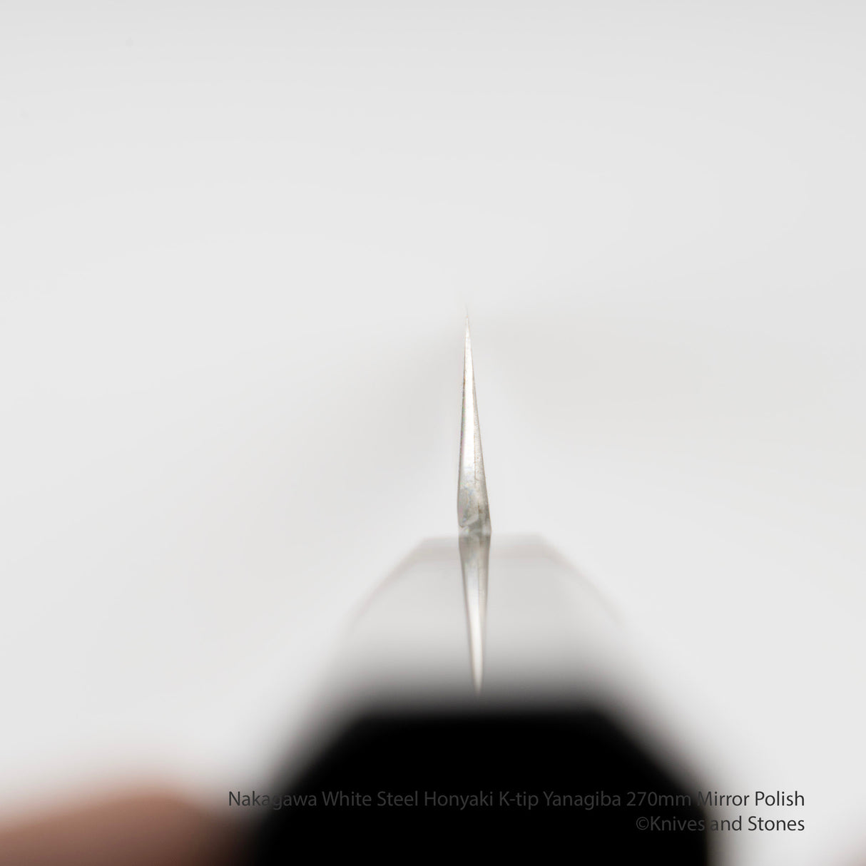 Nakagawa 白鋼 Honyaki K-tip 柳葉刀 270mm 鏡面拋光