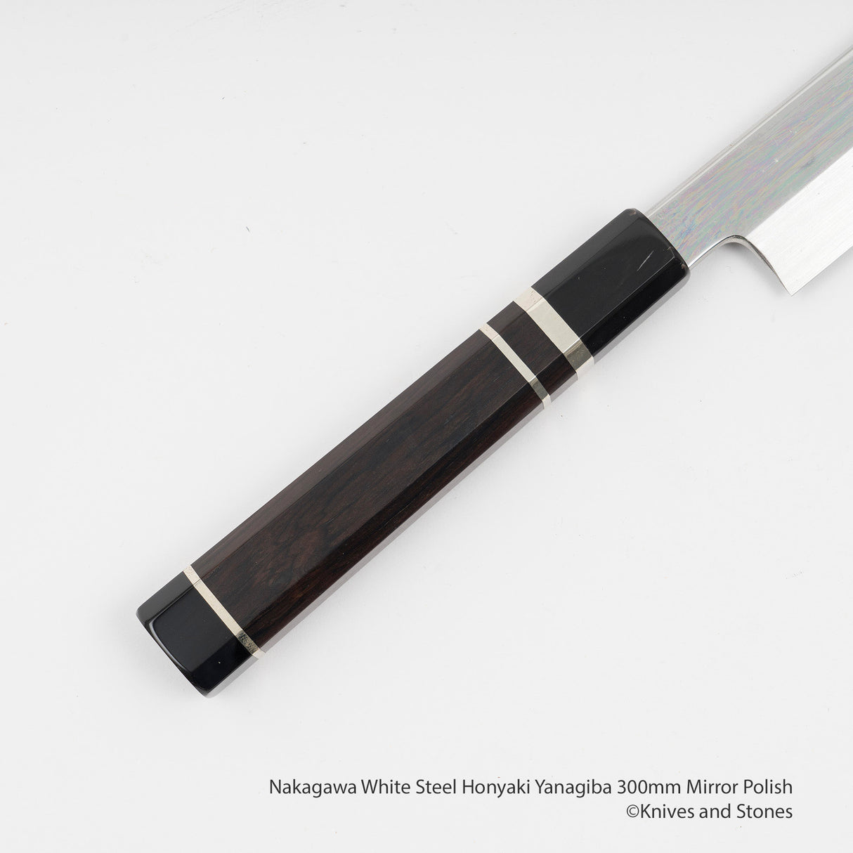 中川白鋼 Honyaki Yanagiba 300mm 鏡面拋光