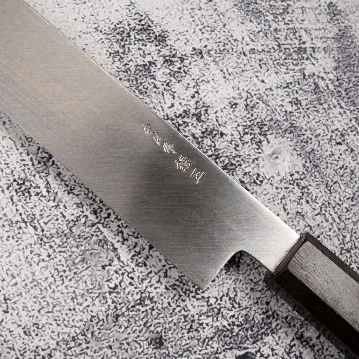 Nakagawa Ginsan K-tip Yanagiba 330 mm Mirror-polished Ebony